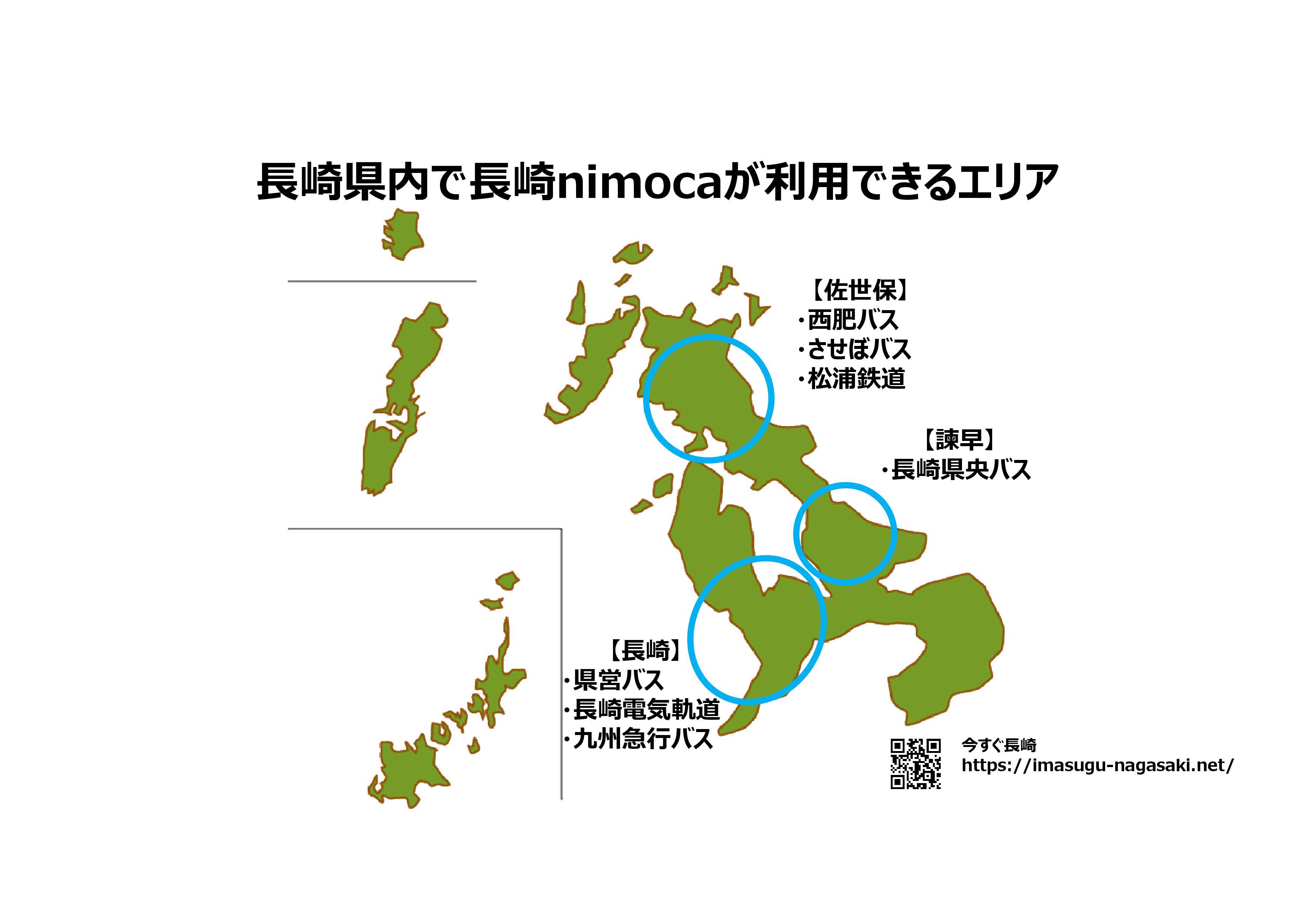 長崎nimoca（ニモカ）九州全国どこで使える？何に使える？基本情報 