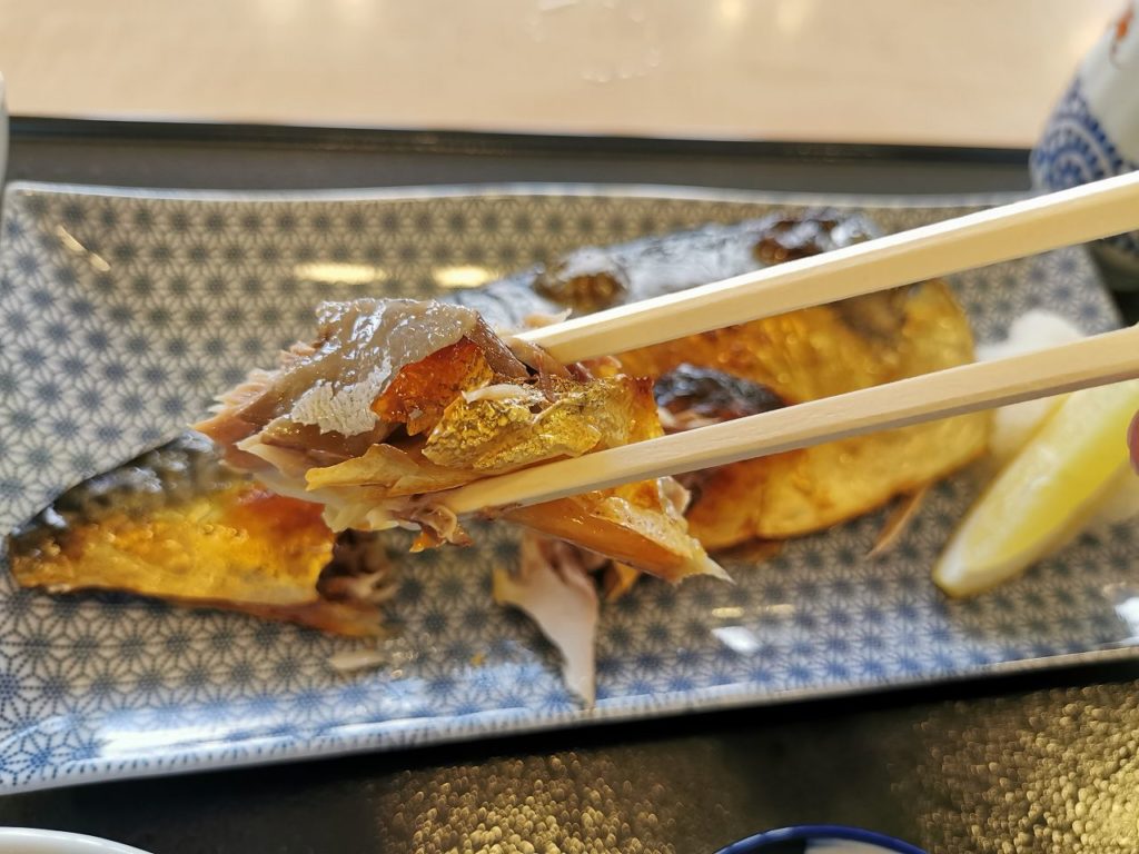 長崎空港レストランAirPort旬さば定食ズーム