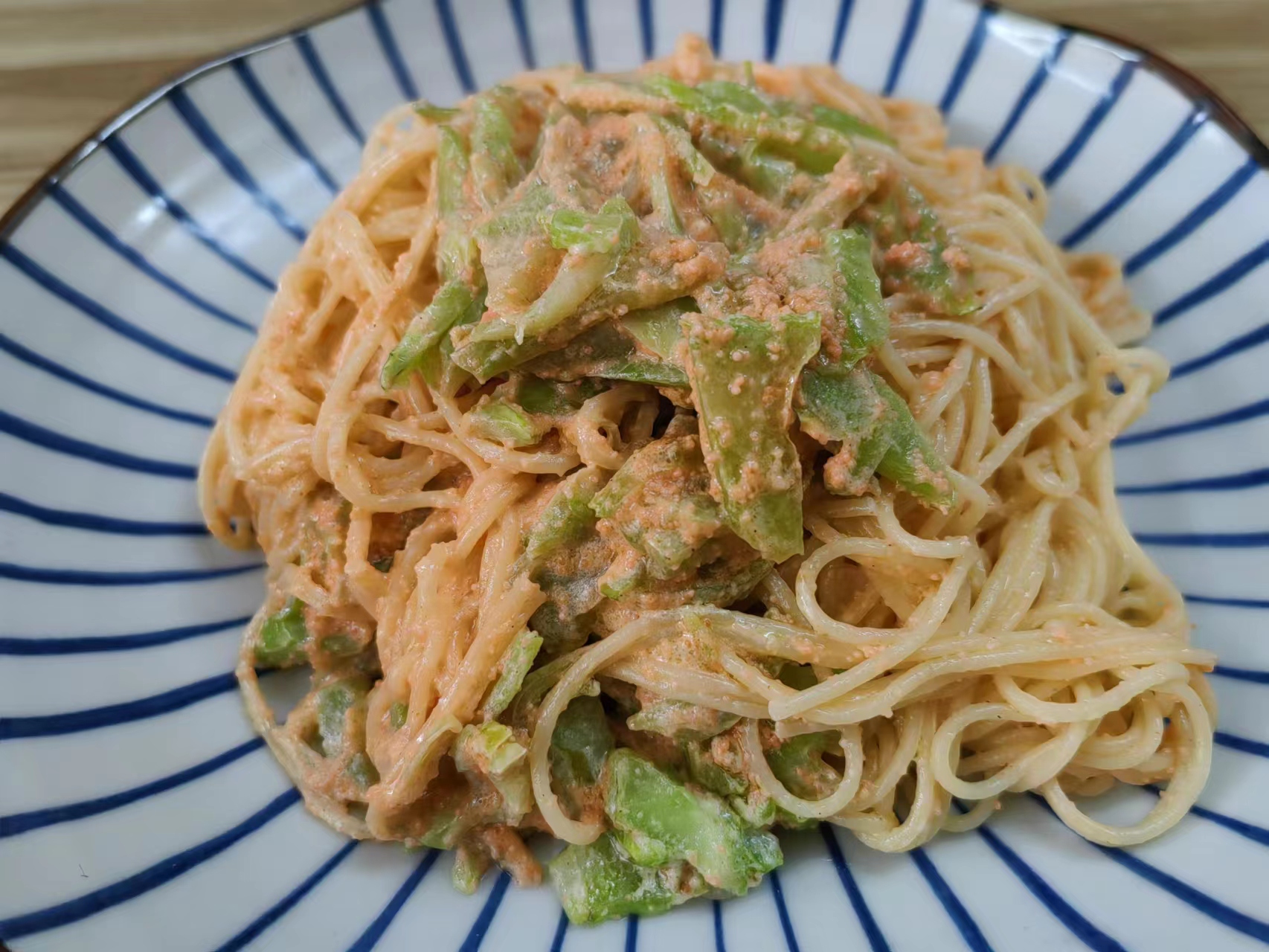 こぶ高菜のレシピ・調理方法「明太子スパゲッティ」